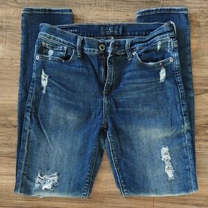 EUC Lucky Brand Distressed Skinny Jeans